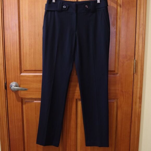 Apt 9 Maxwell Cut Black Y2K Career Office Dress Pants Slacks 8 - Picture 2 of 9